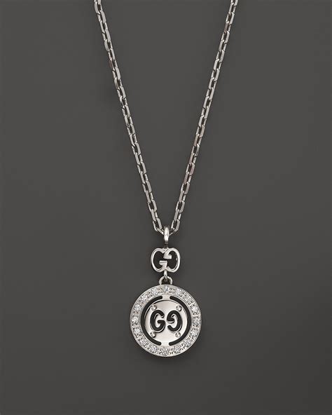 gucci gold diamond necklace|Gucci quality diamond.